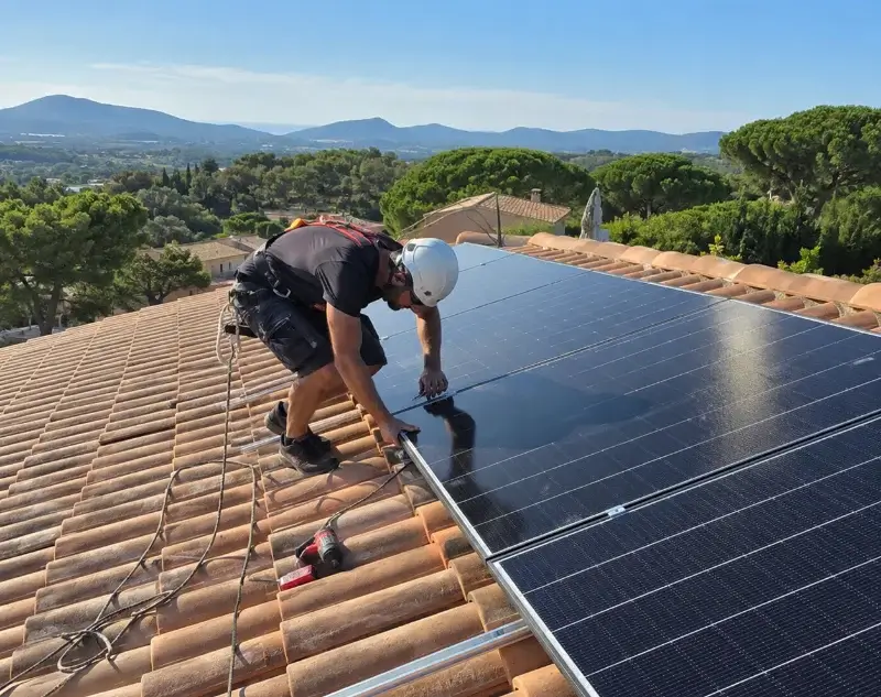 Installateur panneaux solaires Montdurausse — pose photovoltaïque sur toiture